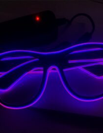 Unisex El Wire Neon Led Glasses Rave Light-up Neon